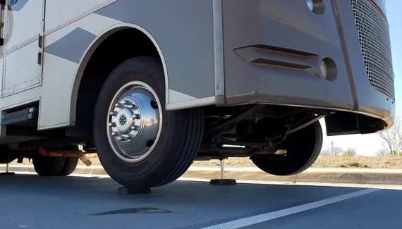 Where Should You Place the RV for Tire Change