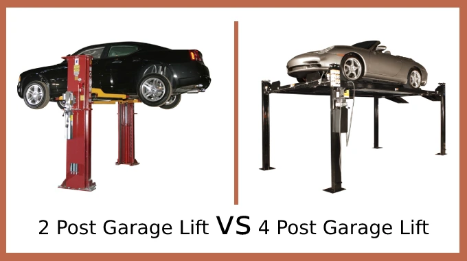 2 Post vs 4 Post Garage Lift: 10 Differences [Unfolded]