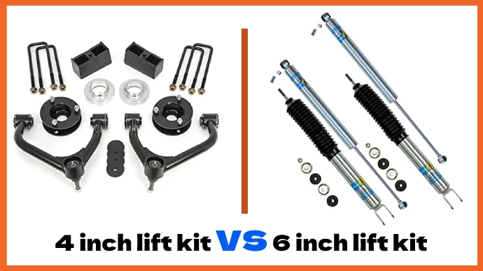 4 inch lift kit vs 6 inch lift kit