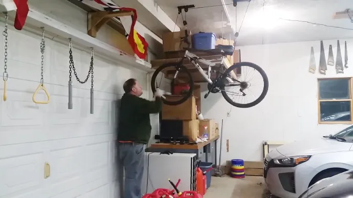 How to Install Ceiling Bike Lift