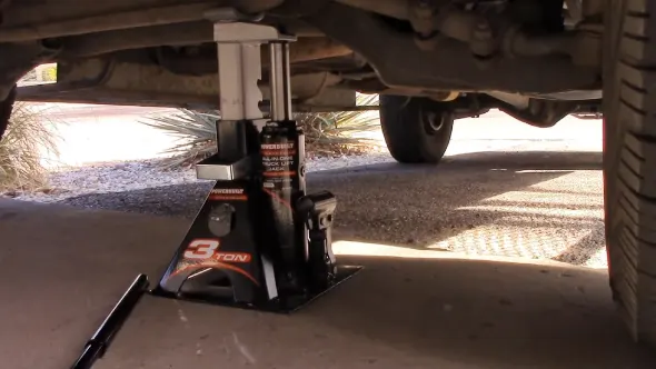 How to Lift a Midsize Truck with 3 Tons of Floor Jack