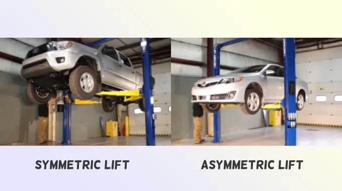Symmetric vs Asymmetric Lift For Home Garage: 11 Differences [Must Learn]