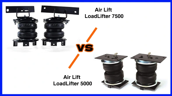 Differences between Air Lift LoadLifter 7500 XL Vs. 5000