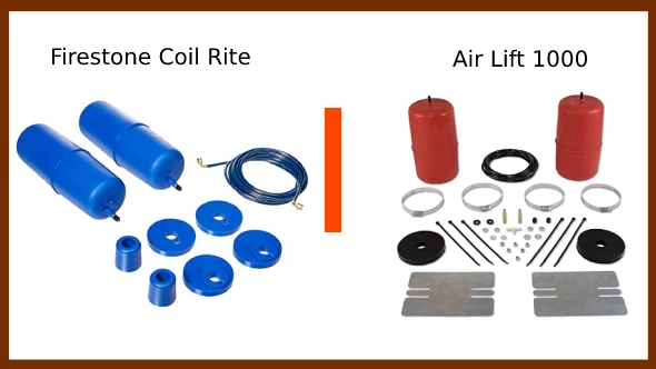 Firestone Coil Rite vs. Air Lift 1000 Which One Should You Choose