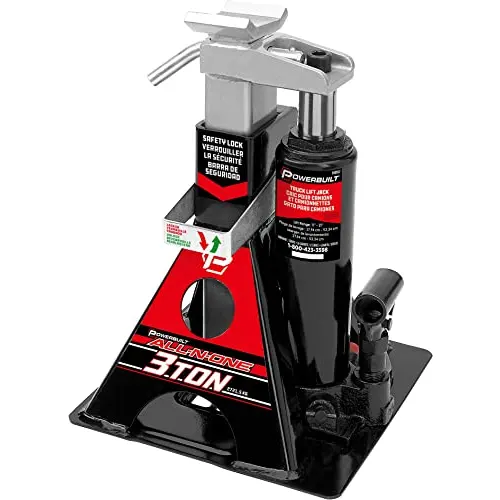 Powerbuilt 3 Ton All In One Bottle Jack With Jack Stand