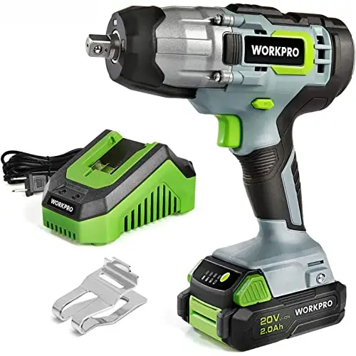 WORKPRO 20V Cordless Impact Wrench for RV Jacks